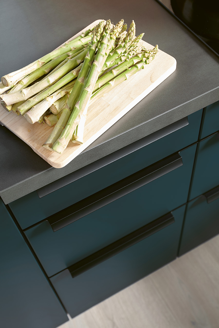 Dark kitchen design in Fife