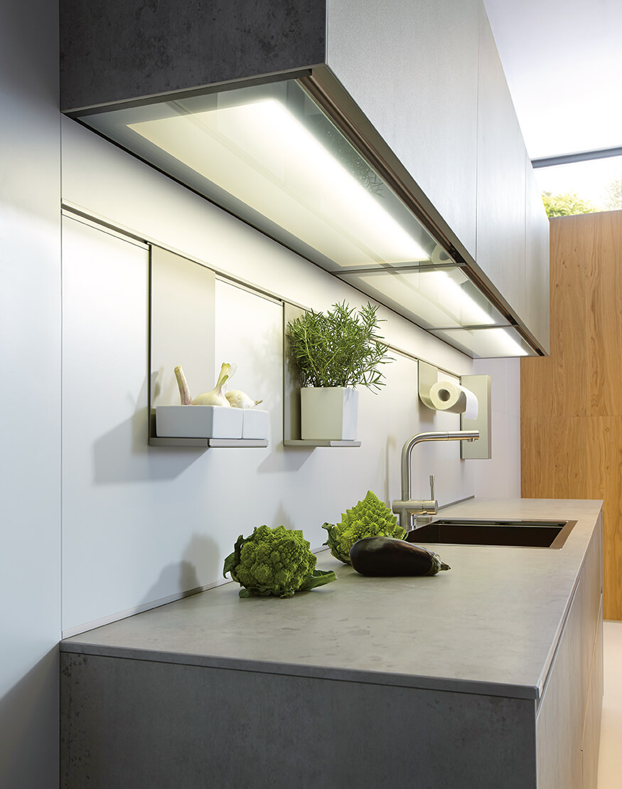 Designer Glass Kitchen