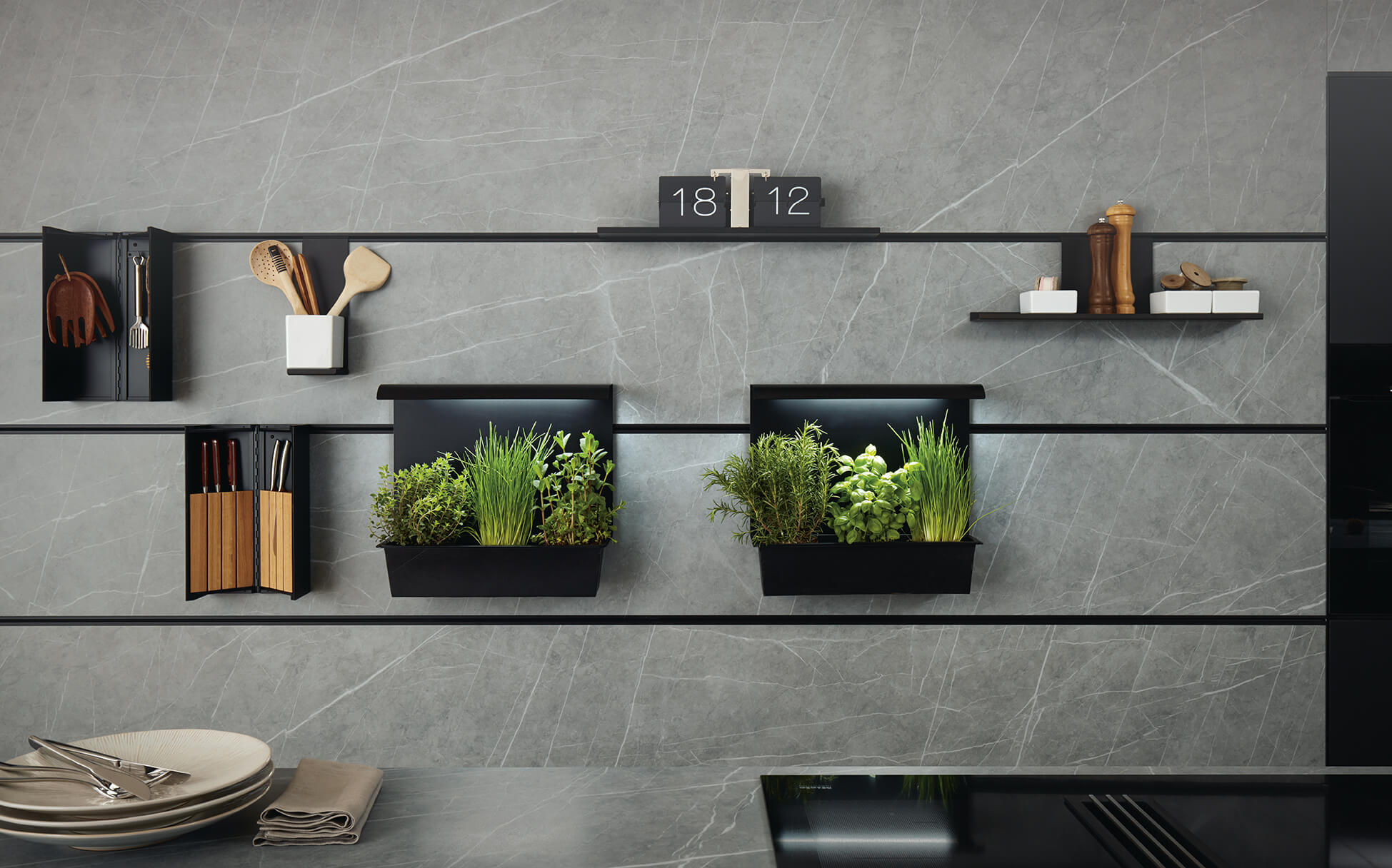 Designer Glass Kitchen